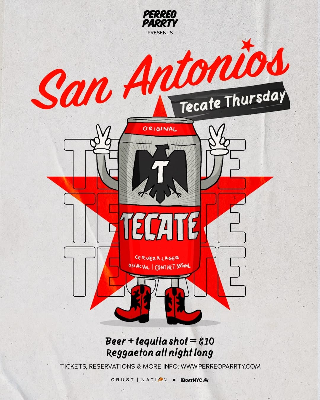 Tecate Thursdays - Latin & Reggaeton Party NYC - Beer + Shot $10