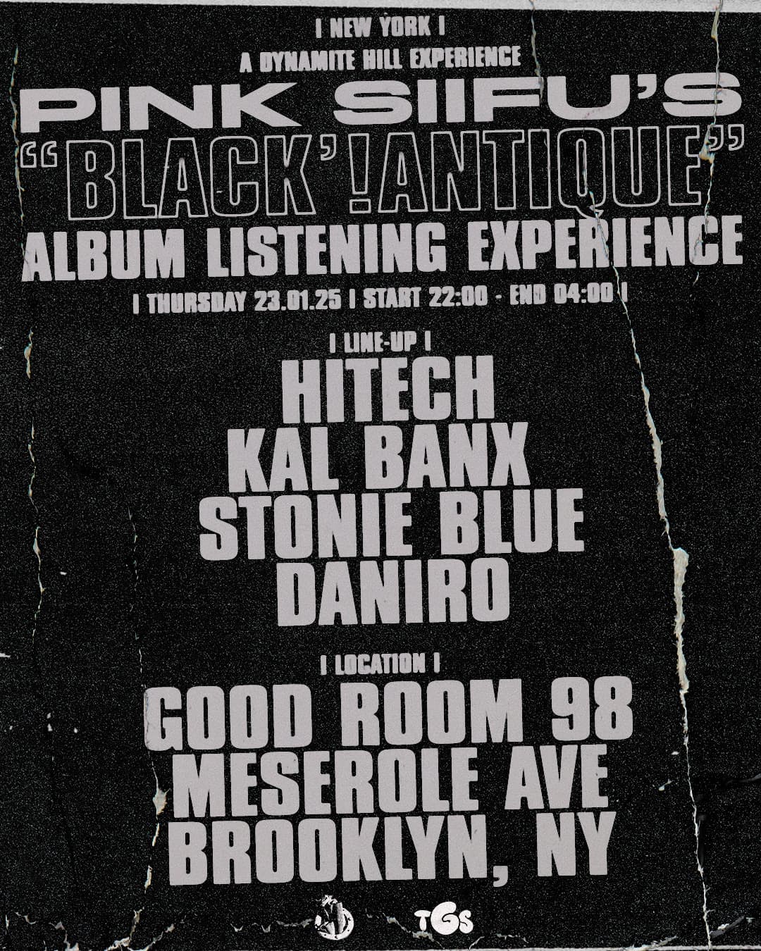 PINK SIIFU'S 'BLACK'!ANTIQUE' THE ALBUM LISTENING EXPERIENCE